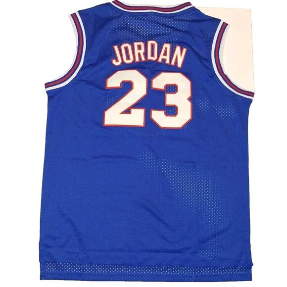 Tune Squad BUGS #23 Blue Mesh Jersey Basketball Space Jam BOYS XL (36) - Picture 2 of 4